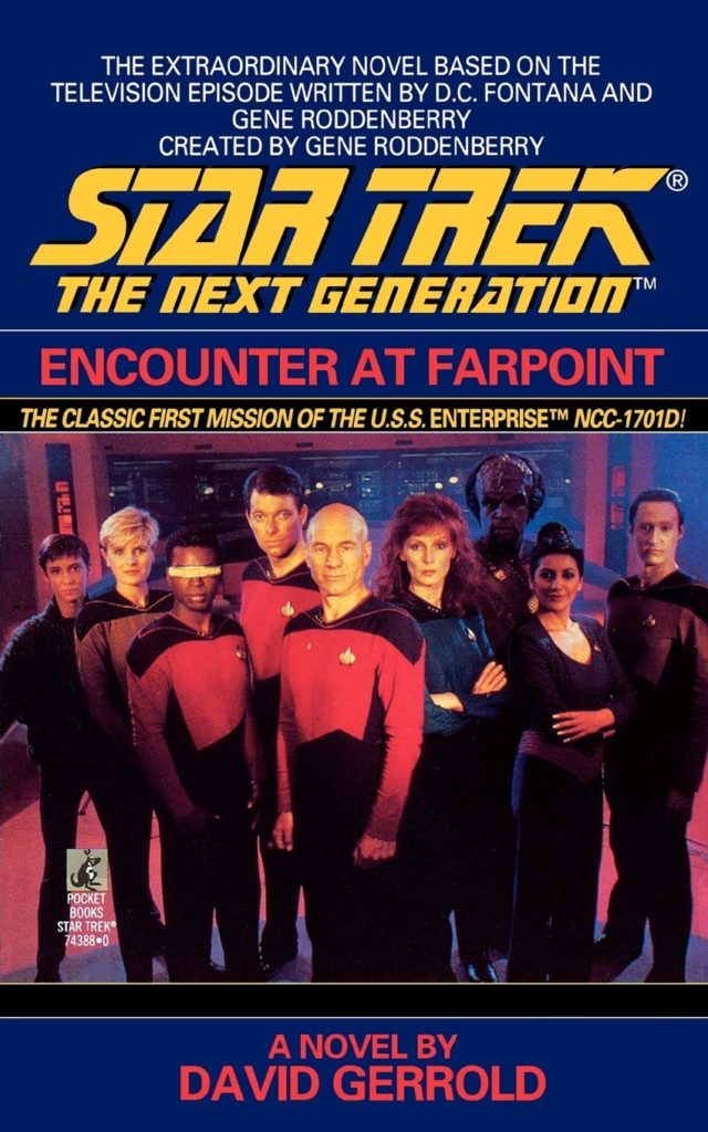 718wLeAfpJL 640x1024 Star Trek: The Next Generation: Encounter At Farpoint Review by Themindreels.com