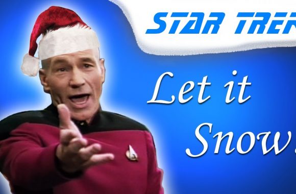 Captain Picard sings “Let it Snow!”