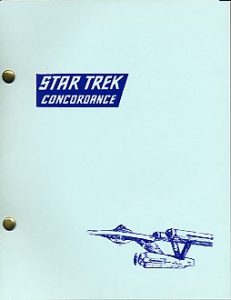 Star Trek Concordance of People, Places & Things