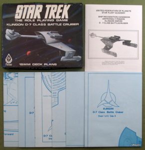Klingon D-7 Class Battle Cruiser Deck Plans
