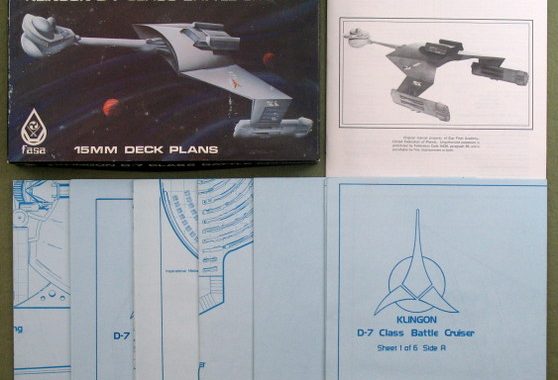 Klingon D-7 Class Battle Cruiser Deck Plans
