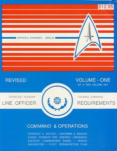 Starfleet Academy Training Command: Line Officer Requirements Volume I
