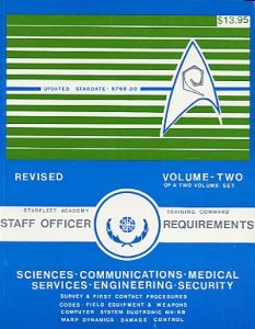 Starfleet Academy Training Command: Staff Officer Requirements Volume II