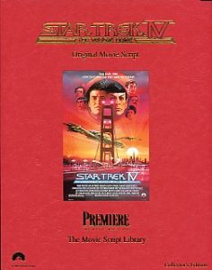 Star Trek IV: The Voyage Home Original Movie Script