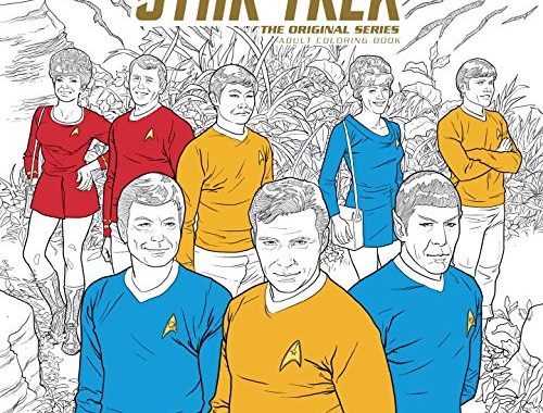 Star Trek: The Original Series: Adult Coloring Book: Where No Man Has Gone Before
