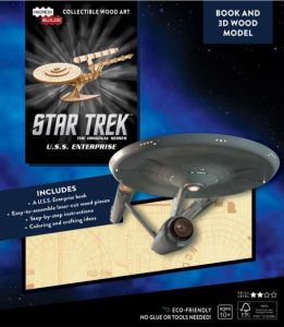 IncrediBuilds: Star Trek: U.S.S. Enterprise Book and 3D Wood Model