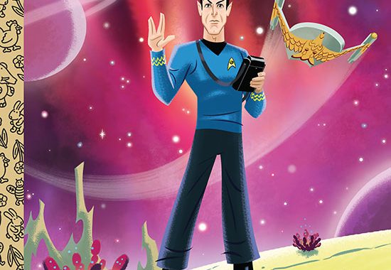 Spock & Kirk Get Little Golden Books Treatment