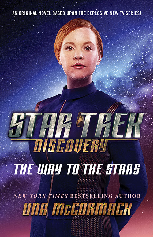 Inset disco stars cover Star Trek: Discovery: The Way To The Stars Review by Jimsscifi.blogspot.com