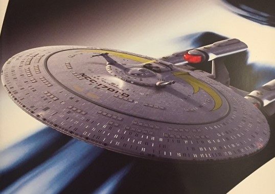 Eaglemoss I.S.S. Enterprise NCC-1701-D, with words by Dayton Ward!