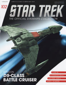 Star Trek: The Official Starships Collection #102 Klingon D5 Class