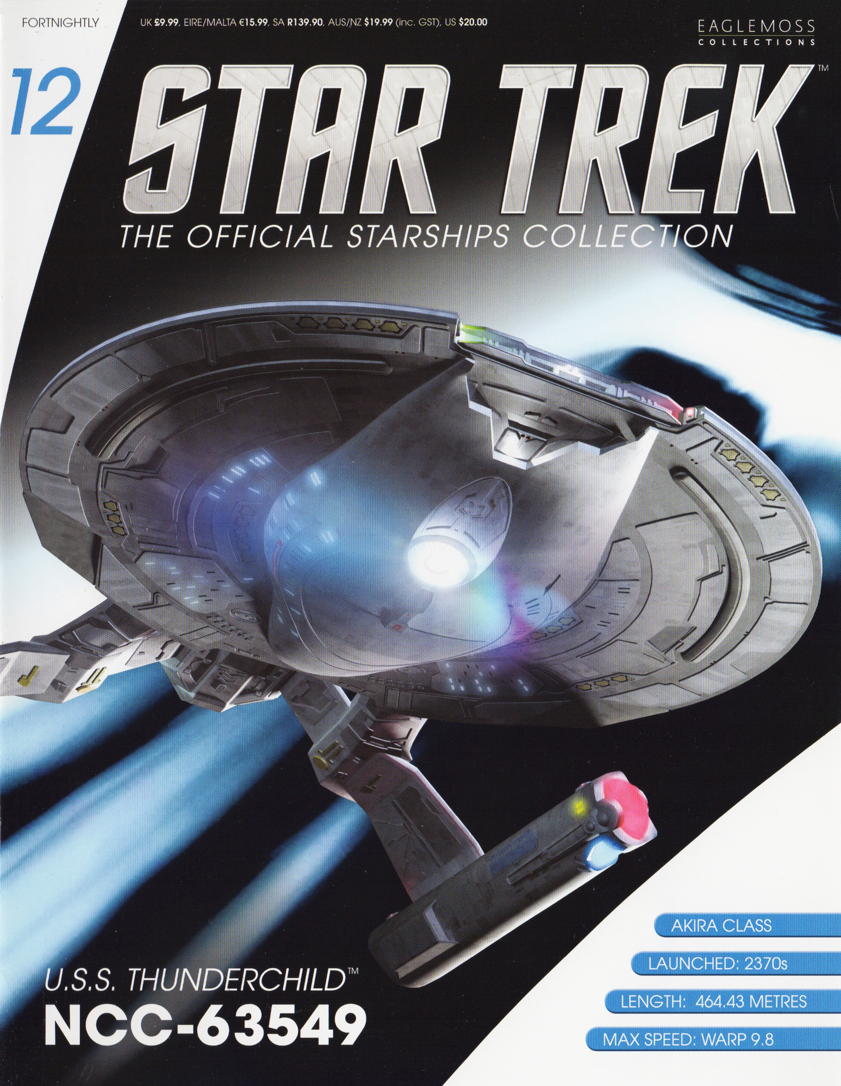 Star Trek U.S.S. Enterprise NCC-1701-E – Modello Pressofuso Con Rivista, Collezione Ufficiale Eaglemoss