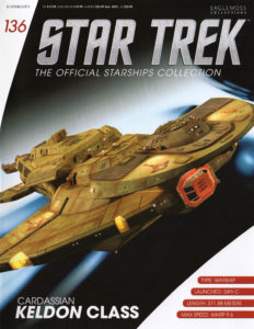 Star Trek: The Official Starships Collection #136 Cardassian Keldon-Class Cruiser