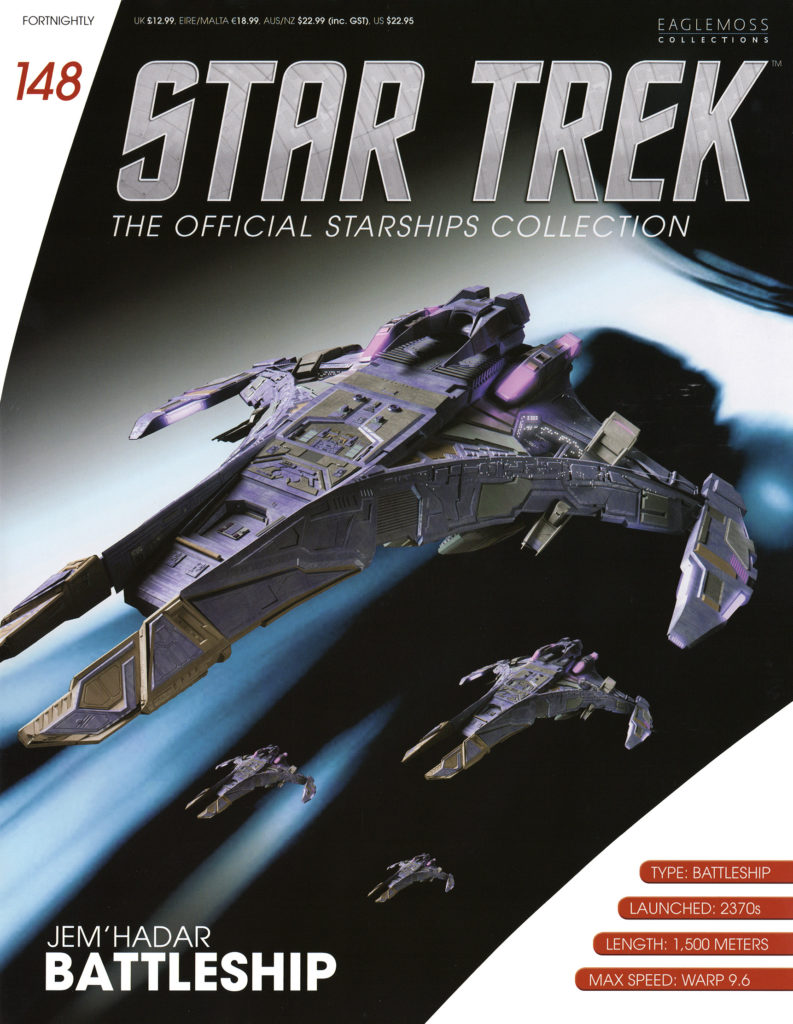 Star Trek Eaglemoss – Nave Jem'Hadar (Battleship) In Pressofuso – Replica Collezionabile Ufficiale - copertina