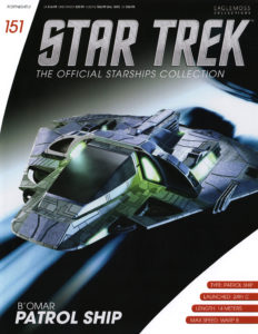 Star Trek: The Official Starships Collection #151 B’omar Patrol Ship