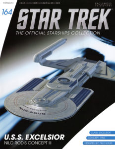 Star Trek: The Official Starships Collection #164 U.S.S. Excelsior (Nilo Rodus Concept III)