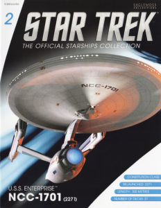 Star Trek: The Official Starships Collection #2 U.S.S. Enterprise NCC-1701 (2271)