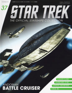 Star Trek: The Official Starships Collection #37 Kumari Andorian Battle Cruiser