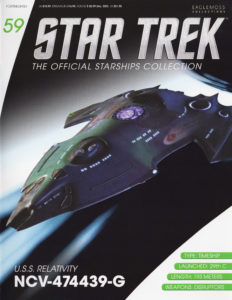 Star Trek: The Official Starships Collection #59 U.S.S. Relativity NCV-474439-G