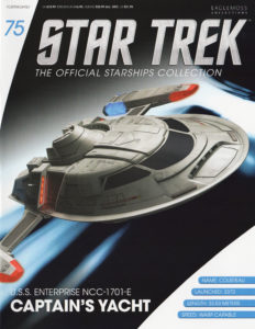 Star Trek: The Official Starships Collection #75 Enterprise-E Captain’s Yacht