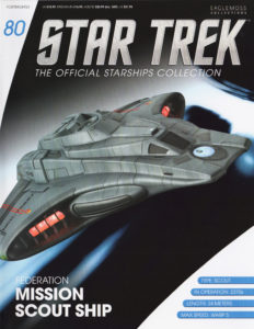 Star Trek: The Official Starships Collection #80 Federation Mission Scout Ship