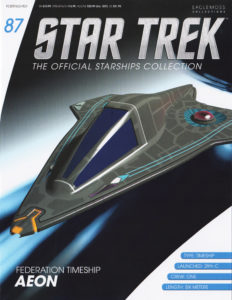 Star Trek: The Official Starships Collection #87 Federation Timeship Aeon