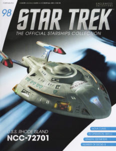 Star Trek: The Official Starships Collection #98 U.S.S. Rhode Island NCC-72701