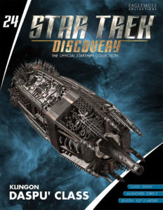 Star Trek: Discovery- The Official Starships Collection #24 Klingon Daspu’ Class