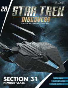 Star Trek: Discovery- The Official Starships Collection #28 Section 31 Ship