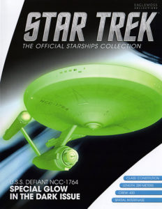 Star Trek: The Official Starships Collection Bonus #10 Interphase U.S.S. Defiant (Glow-in-The-Dark)