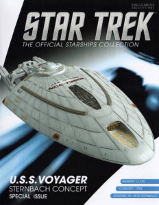 Star Trek: The Official Starships Collection Bonus #11 U.S.S. Voyager (Sternbach Concept)