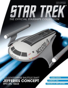 Star Trek: The Official Starships Collection Bonus #18 U.S.S Enterprise Shuttlecraft (Jefferies Concept)