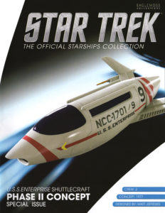 Star Trek: The Official Starships Collection Bonus #19 U.S.S. Enterprise Shuttlecraft (Phase II Concept)