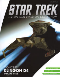 Star Trek: The Official Starships Collection Bonus #21 Klingon D4 Concept Ship