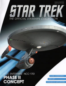 Star Trek: The Official Starships Collection Bonus #8 U.S.S. Enterprise NCC-1701 (Phase II Concept)