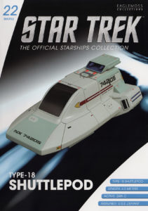 Star Trek: The Official Starships Collection Shuttlecraft #22 Type-18 Shuttlepod