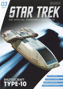 Star Trek: The Official Starships Collection Shuttlecraft #3 Type-10