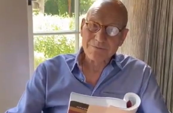 Patrick Stewart Announces He’s Writing Memoir, Returns To Quarantine Sonnets