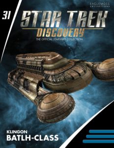 Star Trek: Discovery: The Official Starships Collection #31 Klingon Batlh Class Starship