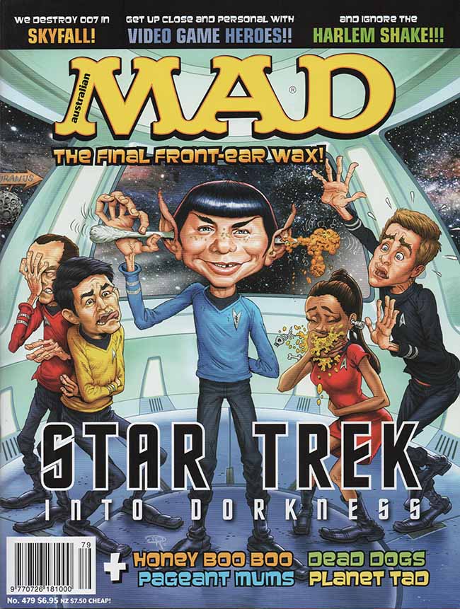 Mad Magazine Australia 479 Star Trek Book Club