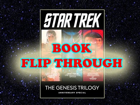 Star Trek The Genesis Trilogy Anniversary Special Book Flip Through