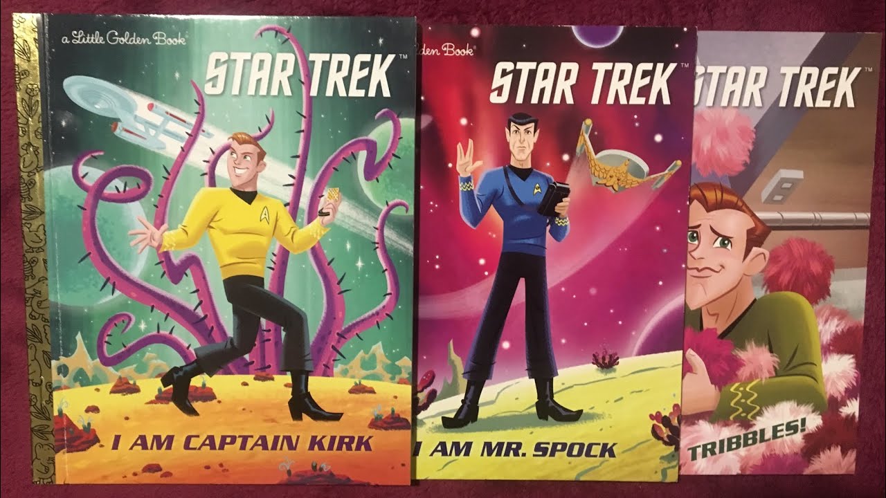 Star Trek Little Golden Books A look inside Review Star Trek Book Club