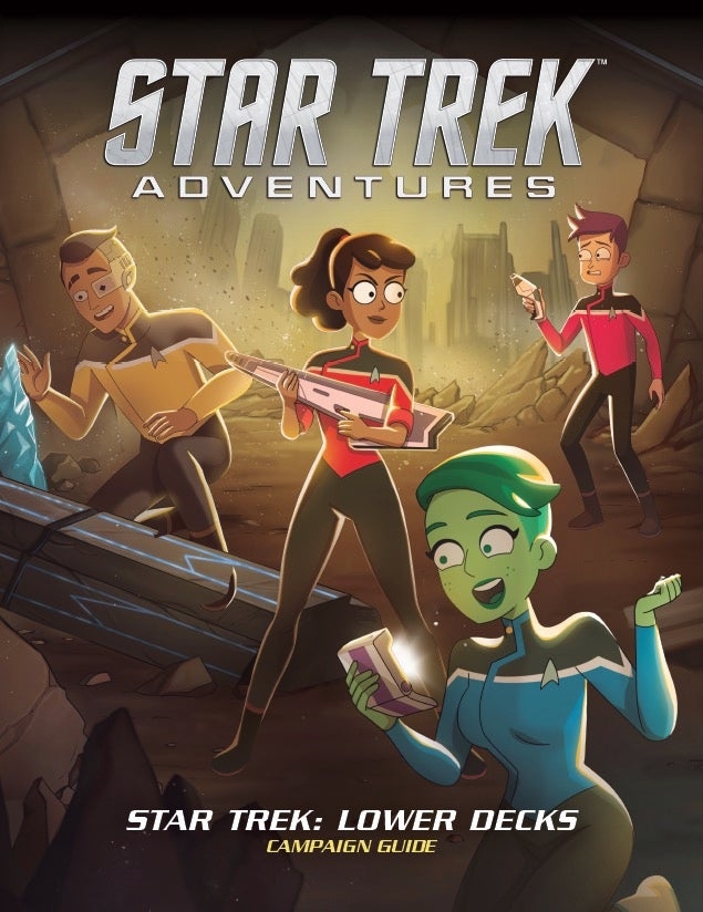 sta ldcg cover cut New Star Trek Book: Star Trek: Adventures: Lower Decks Campaign Guide