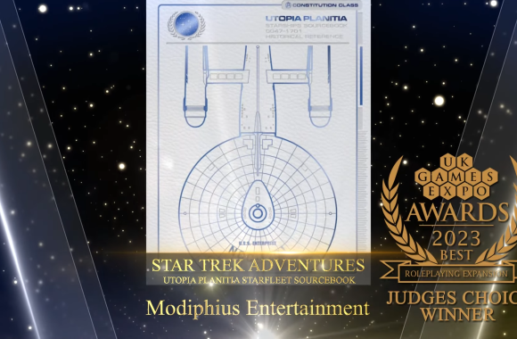 Utopia Planitia Starfleet Sourcebook Wins UK Games Expo 2023 Judges Choice Award