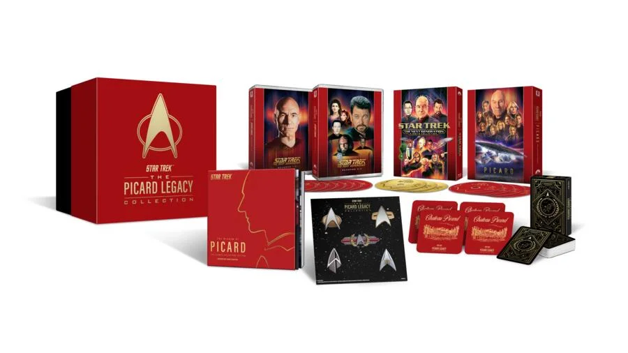  Star Trek: The Picard Legacy Collection comes with an updated book