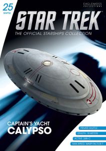 Star Trek: The Official Starships Collection Shuttlecraft #25 Captain’s Yacht “Calypso”