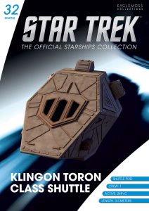 Star Trek: The Official Starships Collection Shuttlecraft #32 Klingon Toron-class Shuttle