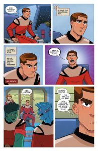 Previews of this week’s comics: “Star Trek: Defiant #12” and “Star Trek: Picard’s Academy #6”