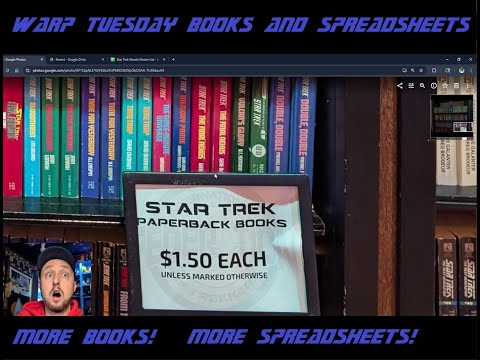 Warp Tuesday with Star Trek Books and Spreadsheets!
