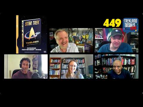 “FOUR Guest Authors of #StarTrek Timelines” | #449 #Trekland Tuesdays LIVE w Dr. Trek