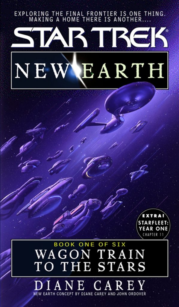cvr9781471107788 9781471107788 hr 598x1024 Star Trek: New Earth: Book 1: Wagon Train To The Stars Review by Trek.fm